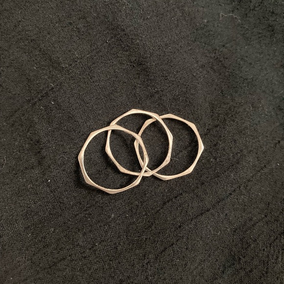 Pura Vida Silver Stacking Rings - Picture 1 of 3